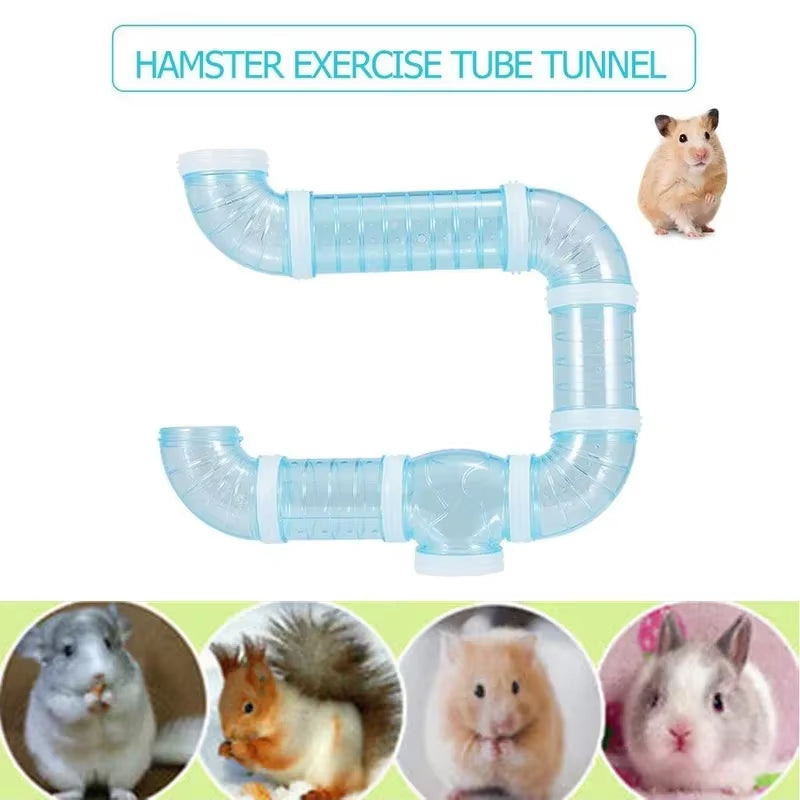JUEGO DE 8 TUNELES PARA HAMSTER - ENTRENAMIENTO PARA TUS MASCOTAS
